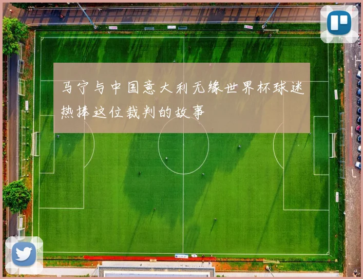 马宁与中国意大利无缘世界杯球迷热捧这位裁判的故事